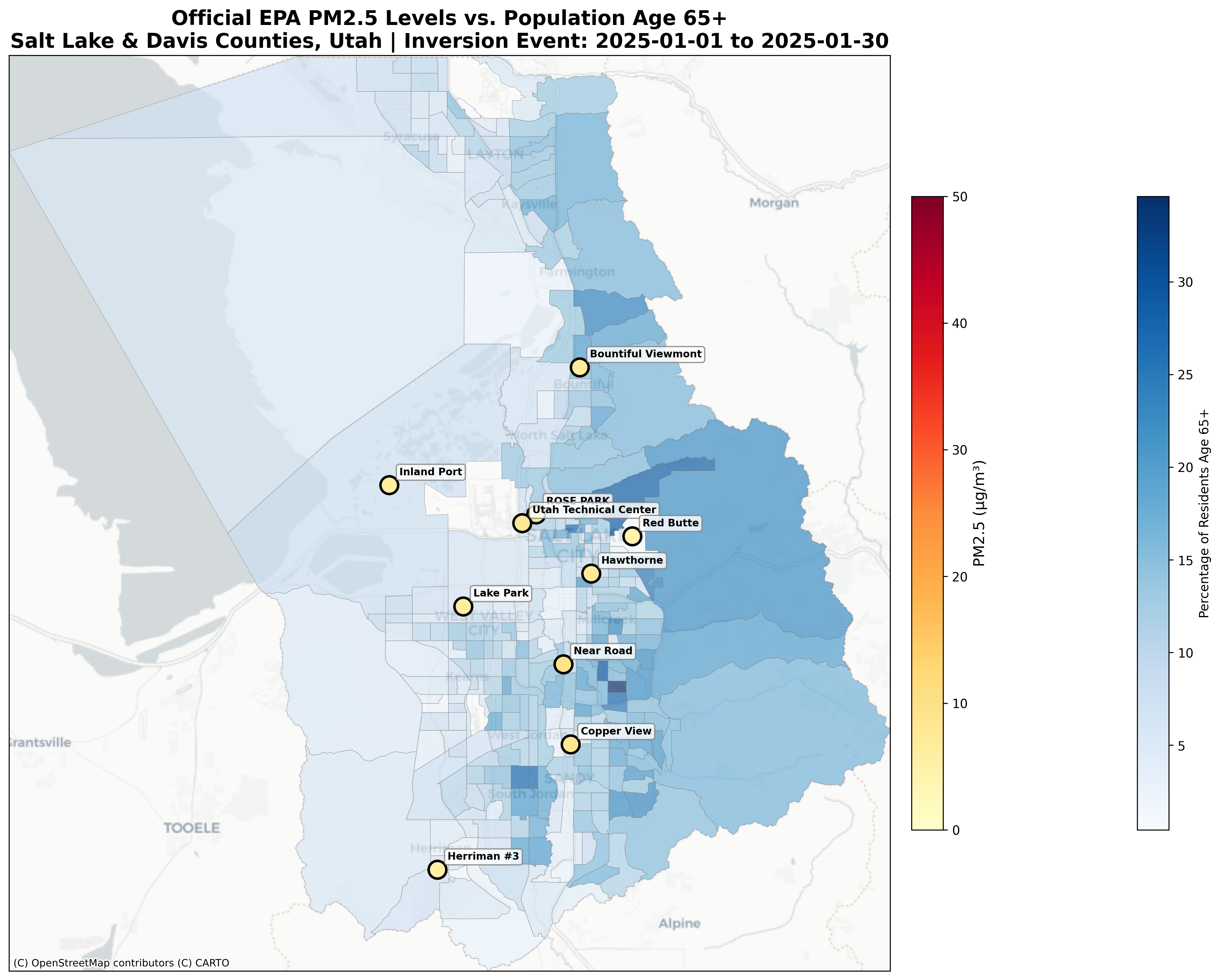 EPA Age Overlay Map - 65+