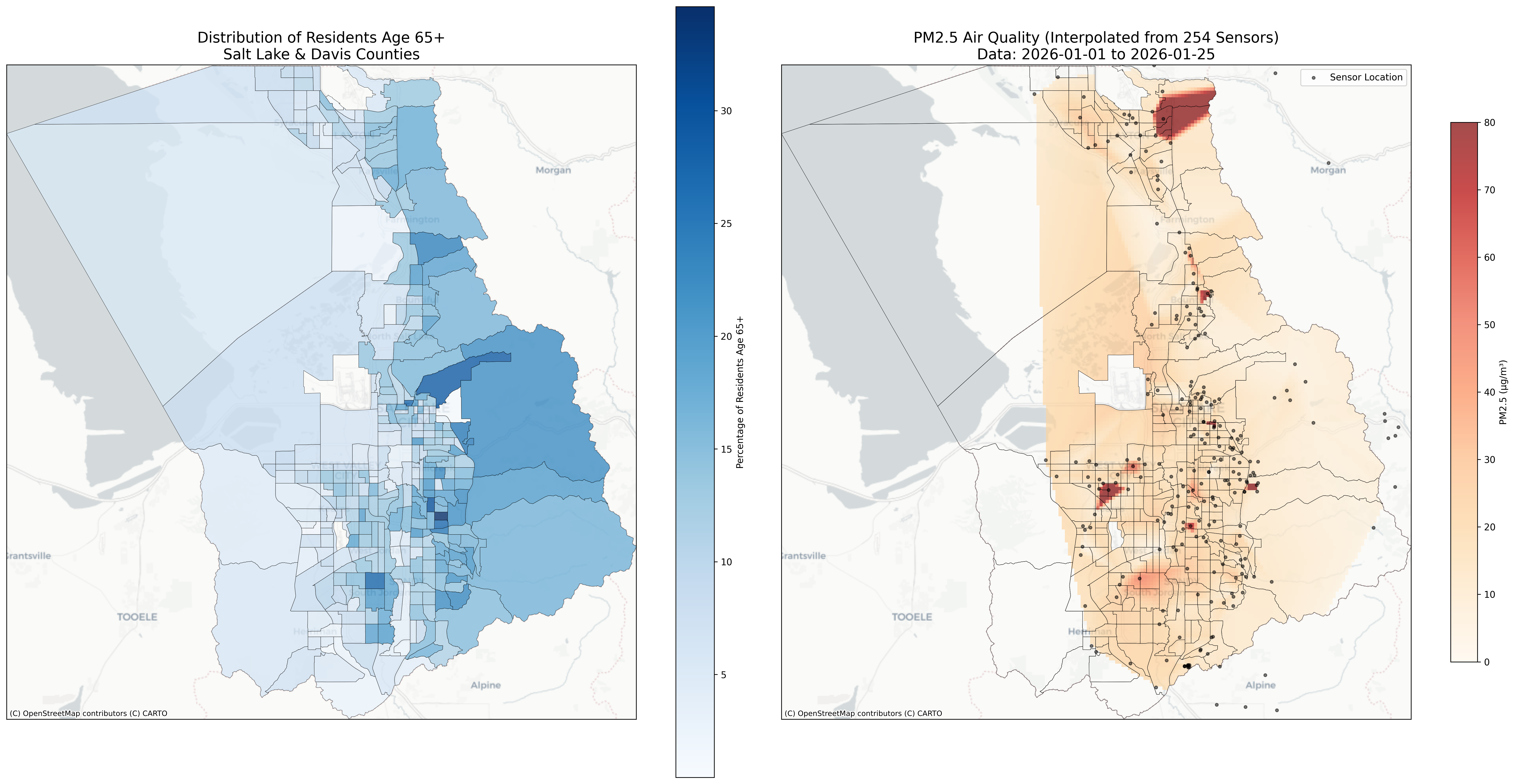 PurpleAir Final Analysis Map - 65+